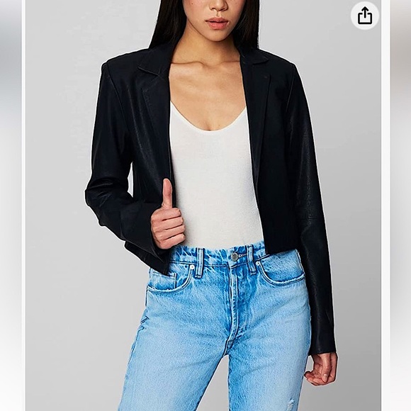 BLANKNYC Truth or Dare Vegan Leather Blazer - Picture 11 of 16